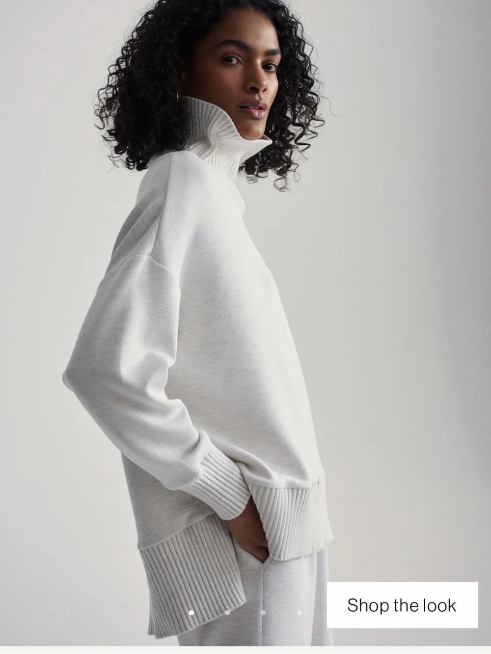 Varley Barker High-Neck Sweatshirt